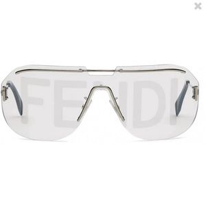 Fendi Silver logo sunglasses